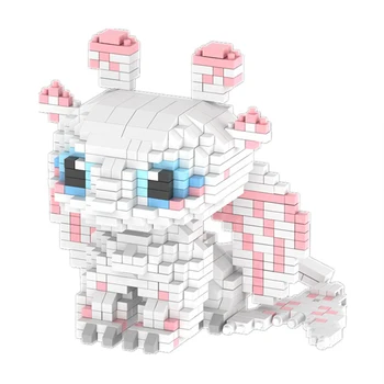 Black White Dragon Dimanta Skaidu Celtniecības Blokus Savienojot Izglītības Rotaļlietas, Bērnu Dāvanas Anime Modelis bērniem dāvanu