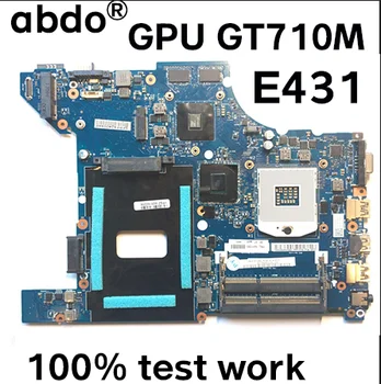 VILE1 NM-A043 Lenovo ThinkPad E431 grāmatiņa mātesplati HM77 GPU, GT710M pārbaudes darbu FRU 04Y1292 04Y1293 04Y1294