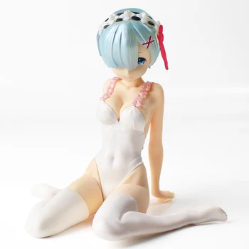 12cm Japānas Anime Re:Nulles Sākot Dzīves Anther Pasaules Attēls Rotaļlietas, Ram, Rem Emīlija Rīcības Attēls PVC Kolekcionējamus Sexy Modelis Lelles