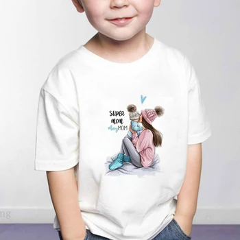 DERMSPE 2019 Zīmola Bērniem, Meitenēm, Zēniem, Kokvilnas Apģērbi Bērniem Cute Karikatūra Kvalitātes Īsām Piedurknēm Vēstuli Izdrukāt, Bērnu T-krekls topi