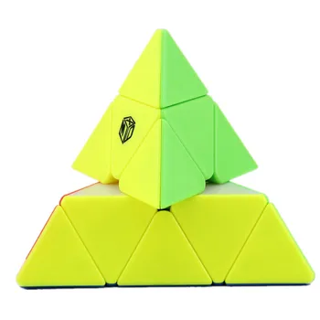 Qiyi Piramīdas Bell Magic Cube X-Cilvēks Dizaina Cube 3x3 3x3x3 Magnētisko Nostāju Sistēmas Magic Cube Profesionālās Puzzle Rotaļlieta Bērniem