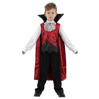 Zēni karnevāls vampīru drakulu cosplay kostīmu bērna noble Vampīru Apģērbs Bērniem Vampīru Kostīmi Helovīna Kostīms bērniem