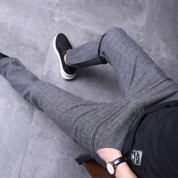 Modes Mens Kleitu Bikses Formālās Bikses Slim Uzvalks Pleds Bikses Biznesa Plus Lieluma Gadījuma Kāzu Elsas Uzvalki, Vīriešu Bikses