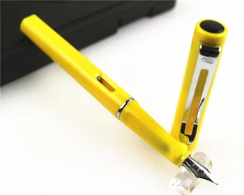 JINHAO 599 dzeltens Tintes Pildspalvu vidēja Pavisam Jaunu augstas kvalitātes dāvanu