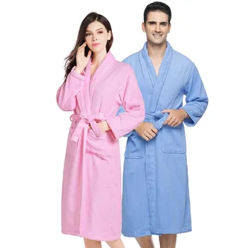 Kokvilnas Sleepwear Homewear Peldmētelis Kimono Kleita Unisex Naktsveļu Sexy Nightdress Mājas Mērci Sieviešu Intīmas Apakšveļa Naktskrekli