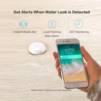 Ūdens Iegremdējot Sensors Plūdu Ūdens Noplūdes Detektors Ūdensizturīgs Lietotni Smart Tālvadības Pults Smart Home Security For Smart Home