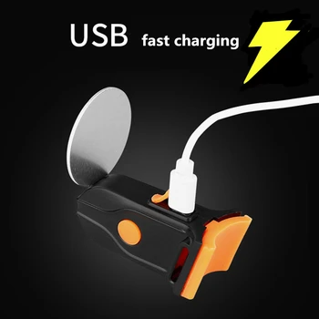 10pcs Augstas kvalitātes USB Maksas Lukturīti, Velosipēdu Gaismas Led Velosipēds Flash Taillight Riteņbraukšana Nakts Brīdinājuma Gaismas Cyling Lampas