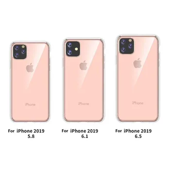 Modes Caurspīdīga Silikona Case For iPhone 11 SE 12 2020. gadam par iPhone 11 Pro Max Ultra Plānas Skaidrs, Mīksta TPU Vāciņš iPhone R u S