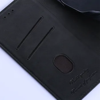PU Ādas Magnētisko Tālruni Somā Gadījumā Kartes Slots Turētājs Būtiska Sony Xperia XZ3/Sony Xperia XZ2 Telefonu Gadījumā Stāvēt Coque Segtu Capa