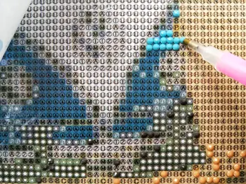 5ps Pilna apaļa/Kvadrātveida Dimanta Glezna krustdūrienā komplekti 5D dimanta Izšuvumi dekorācijas suns DIY Amatniecības Rokdarbus mājas Dekoru