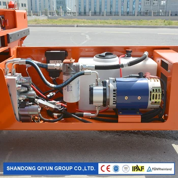 Qiyun Ce, ISO Šķērveida Pacēlāju 14m 230KG Hidrauliskās Pašgājēji Šķērveida Pacēlāju Platformas ar ODM/OEM