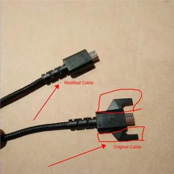 Austiņu Vadu Nomaiņa USB Peles Kabelis Logitech G533 G633 G933 Austiņu Kabeli