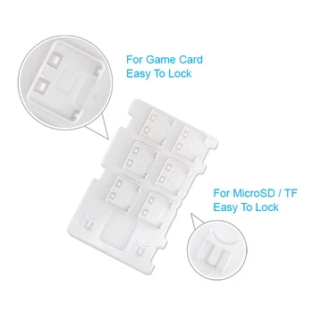 2gab 6 in 1 Paplašināšanas Spēle Kartes Slots Uzglabāšana Box Spēļu Konsole TF Atmiņas Kartes Konteinera Nitend Slēdzis