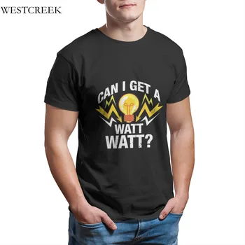 Vīriešu T-krekls vai es Varu Saņemt Watt T-Krekls, Kokvilna Groot Īss Lielgabarīta Hip-Hop Tshirts 35827