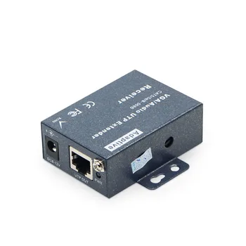 VGA extender uztvērējs 100M diapazons, atsevišķu vadu, signāla pastiprinātājs, VGA - RJ45 video extender