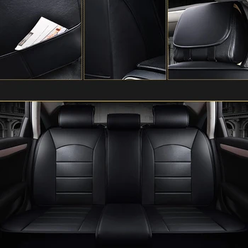WLMWL Vispārējo Ādas Automašīnu sēdekļu vāks Hyundai visus modeļus elantra terracan akcentu azera lantra tucson iX25 i30 iX35