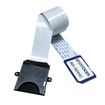 SD SD Karte Paplašinājuma Kabeli, Karti Lasīt Adapteri, Elastīgās Extender MicroSD Ar SD/SDHC/SDXC Flex Extend Auto GPS Mobilais Tālrunis