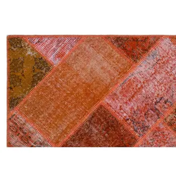 Roku darbs Sarkanas Vintage Overdyed Raibs Apgabala Paklāju 120x180 Cm-3'11