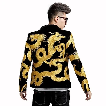 Stils, vīriešu Ķīniešu apģērbu, Wang Ilgi, izšuvumi, vīriešu nakts apģērbus, necaurlaidīgā jaka, jaka