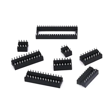 SHGO KARSTI 150Pcs 2.54 mm Piķis DIP IC Socket Adapteris Klasifikācijas Komplekts 6, 8, 14, 16, 18, 24, 28, 40 Pin