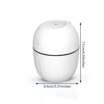 300ML Mini Portatīvo Ultraskaņas Gaisa Humidifer Aromātu, Ēterisko Eļļu Difuzoru USB Migla Maker Aromterapijas Mitrinātāji Mājas