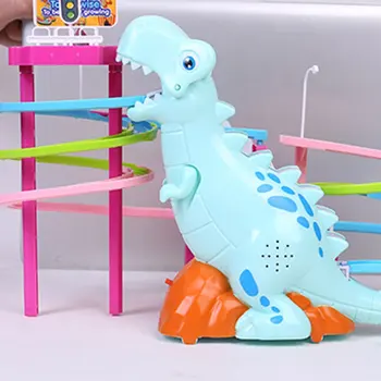 Mūzikas Karikatūra Dinozauru Paradīze Uzvalks Cūku Rotaļlietas, Kāpjot Pa Kāpnēm Dziesmu Peggy Slaidu Elektriskie Montāžas Krāsains
