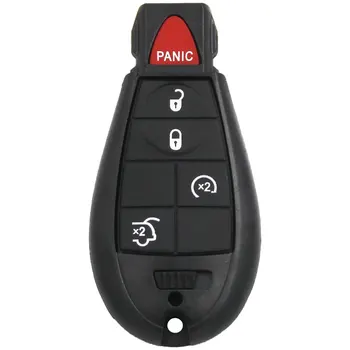 4 pogas+1, 5 BTN keyless ieceļošanas Tālvadības Atslēgu fobik 433MHZ ar ID46 PCF7941 mikroshēmu Chrysler JEEP DODGE