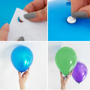 Double Sided Putu Balonu Uzlīmes Spēcīgu Self Adhesive Par Gaisa Balona Apvalka Svece Karti Mājas Dekoru