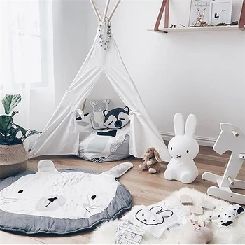 Radošā Zilonis Baby Design Play Mat Kārta Paklāju Kokvilnas Dzīvnieku Playmat Jaundzimušā Bērna Lien Segu, Bērnu Istaba, Bērnistaba Dekori