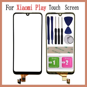 Augstas Kvalitātes Jaunu Touch Screen Stikla Xiaomi Mi Spēlēt Touch Screen Digitizer Priekšējā Stikla Panelis Sensoru, Lai Xiaomi MiPlay
