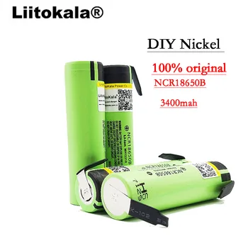 Liitokala Jaunu Oriģinālu NCR18650B 3,7 v 3400 mah 18650 Litija Akumulators Uzlādējams DIY Niķeļa Akumulatoru Baterijas