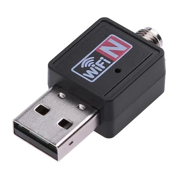 Mini Tīkla Karte USB WiFi Adapteri 600Mbps 5GHz Dual Frekvenču Antena Dongle Bezvadu Tīkla Uztvērēju Savienotāju
