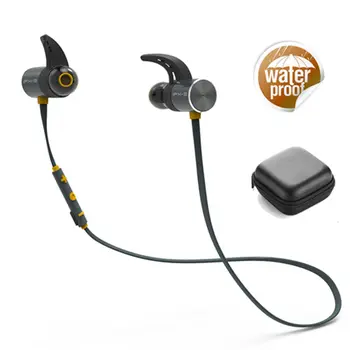 Plextone BX343 Bezvadu Austiņas Bluetooth IPX5 Ūdensizturīgs Earbuds Dual Akumulatora Magnētisko Austiņas Sporta Austiņas Ar Mikrofonu