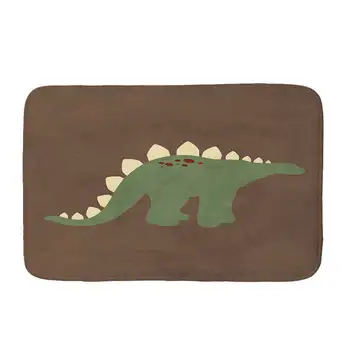 Karikatūra Dinozauri iespiesti Flaneļa Grīdas Paklājiņš Anti-Slip Tapete Grīdas Paklāji Virtuves Doormat laipni paklāji durvīm