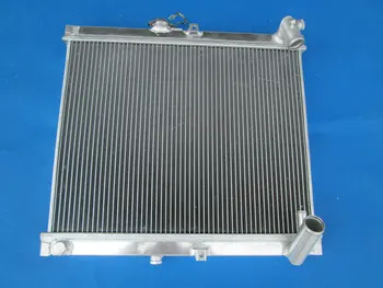 Alumīnija sakausējuma radiatoru fit Mazda RX7 FC3S RX-7 FC-3S S4 MT 86-88 +ventilators 87 1988