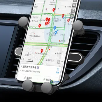 Smaguma Automašīnas tālruņa Turētāju Automašīnas Gaisa Vent Mount Automašīnas Turētājs iPhone 8 X XS Samsung Xiao mi Mobilā Tālruņa Turētājs Stāvēt