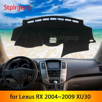 Par Lexus RX 2004~2009 XU30 Anti-Slīdēšanas Paklājiņš Paneļa Vāciņu Pad Saulessargs Dashmat Auto Piederumi, 2008 2007 2006 2005 StylingCovers