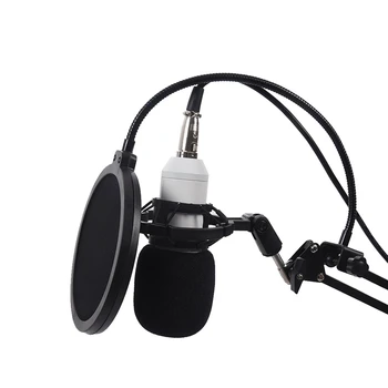 Jaunu BM800 Kondensatoru Mikrofonu Komplekts Studio Apturēšanu Uzplaukums Šķērveida Roku Skaņas Karte