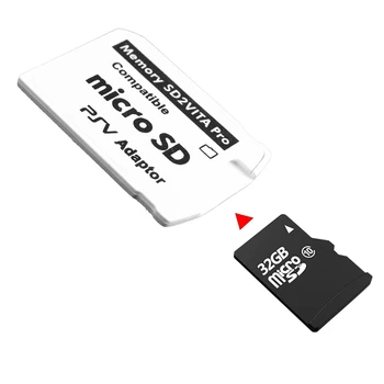Versija 6.0 SD2VITA Par PS Vita Atmiņas TF Karte PSVita Spēles Karti PSV 1000/2000 Adapteris 3.65 Sistēma SD Micro-SD karti r15