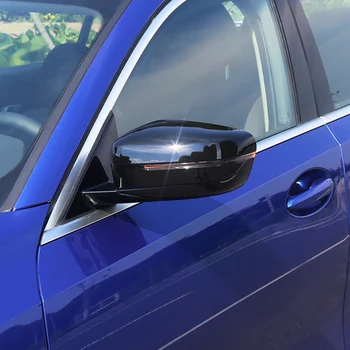 CarMango BMW 3. Sērijas G20 2020 Auto Oglekļa Šķiedras Sānu Atpakaļskata Spogulis Vāka Aizsargs Trimmera Rāmja Uzlīme Eksterjera Aksesuāri