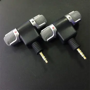 Mini Jack Stereo Mikrofons Mic Ieraksta Mobilo Tālruni, Studio Intervija Mikrofons Viedtālrunis, Klēpjdatori, PC, Iphone, Android