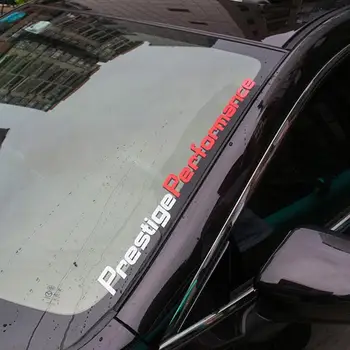 Automašīnas Priekšējā Vējstikla Vinila Atstarojošās Uzlīmes Decal Stils Uzlīmes Creative Automobiļu Sporta Apdare Transportlīdzekļu Uzlīmes G5E6