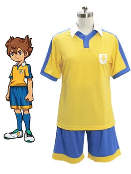 Inazuma11 Inazuma.Vienpadsmit.Iet Anime Cos Halloween SoccerUniform Skolas Vienādu Cosplay Karikatūra Vīrietis Sieviete Cosplay Kostīms