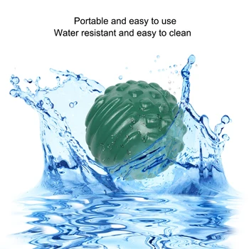 Pu Putas Sasist Fascijas Bumbu Muskuļu Relaksācija Fitnesa Masāžas Bumbu Ūdensizturīgs Un Viegli Tīrāma Veselības Aprūpes Bumbu-Red