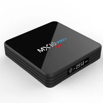 20pcs/daudz MX10 pro RK3328 4G 32G tv kastē(10pcs) + I8 2.4 G tastatūru (10pcs)