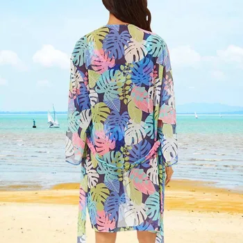 Šifona kreklu Modes Sieviešu Vidū Piedurknēm Drukāšanas Smock Jaka Beach Blūze Viegli Topi augstas kvalitātes Atbalsta vairumtirdzniecības 2020