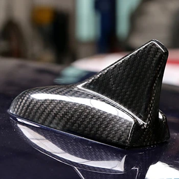 Oglekļa Šķiedras Auto Jumta Haizivs Antenas Vāciņš melns, Ielīmi, Maserati Quattroporte 2012. -. gadam