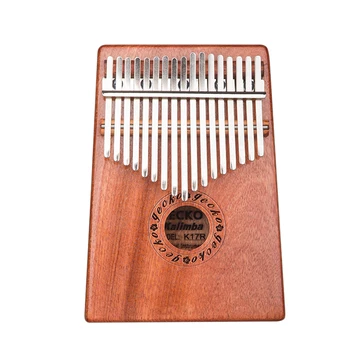 GECKO 17 Taustiņu K17R Kalimba Finiera Īkšķi Klavieres Pirkstu Sitamie Mūzikas Instrumenti Bērniem Pieaugušo Dāvanu