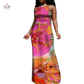 Dashiki Āfrikas Sieviešu Apģērbu 4xl Āfrikas Drukāt Apģērbi Sievietēm Kokvilnas Garā Kleita Plus Size Drēbes Bazin Africain Kleita WY7380