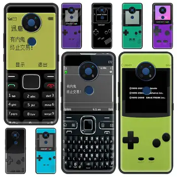 Gadījumā, ja Vāks Nokia 2.2 2.3 3.2 4.2 6.2 7.2 1.3 5.3 8.3 5G 2.4 C3 Tālrunis Mīksts Triecienizturīgs Apvalks Coque Displejs Retro Gameboy